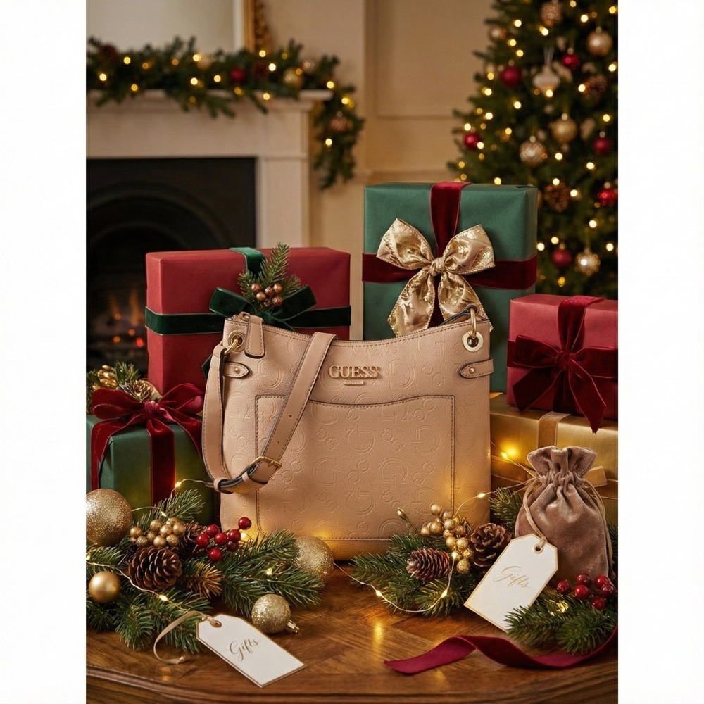 ✨ Brand New GUESS Tan Crossbody Purse – Chic, Modern & Versatile ✨